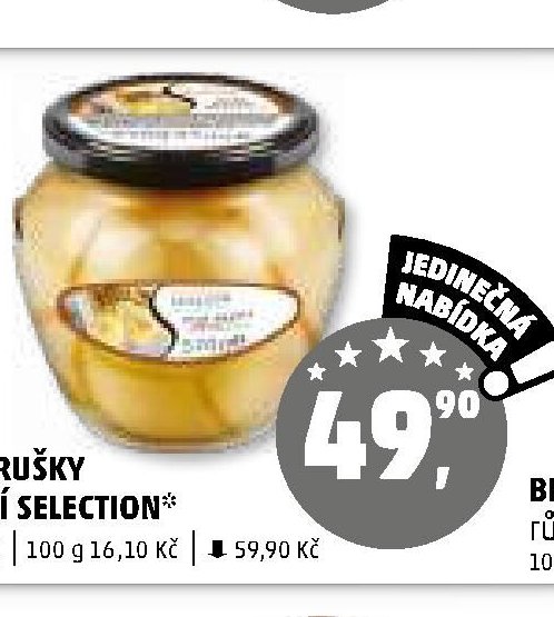 PŮLENÉ HRUŠKY SE SKOŘICÍ SELECTION