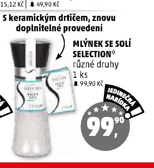 MLÝNEK SE SOLÍ SELECTION