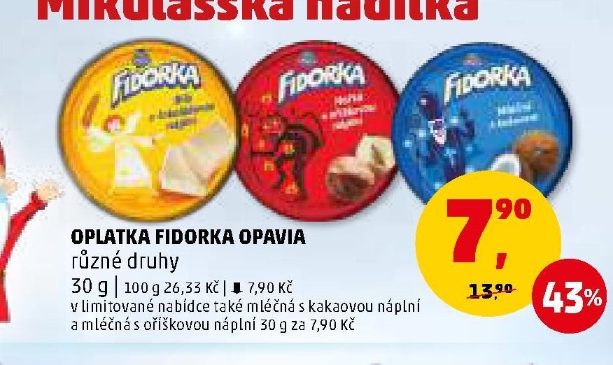 Oplatka Fidorka Opavia