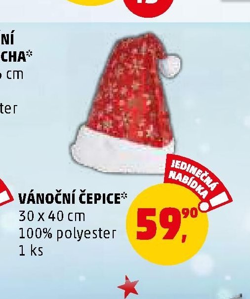 Vánoční čepice