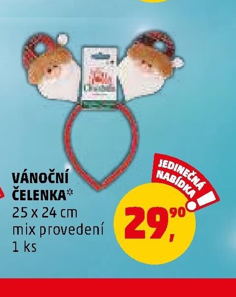 Vánoční čelenka
