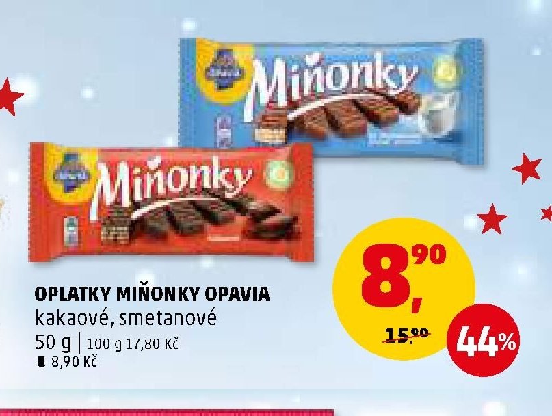 OPLATKY MIŇONKY OPAVIA