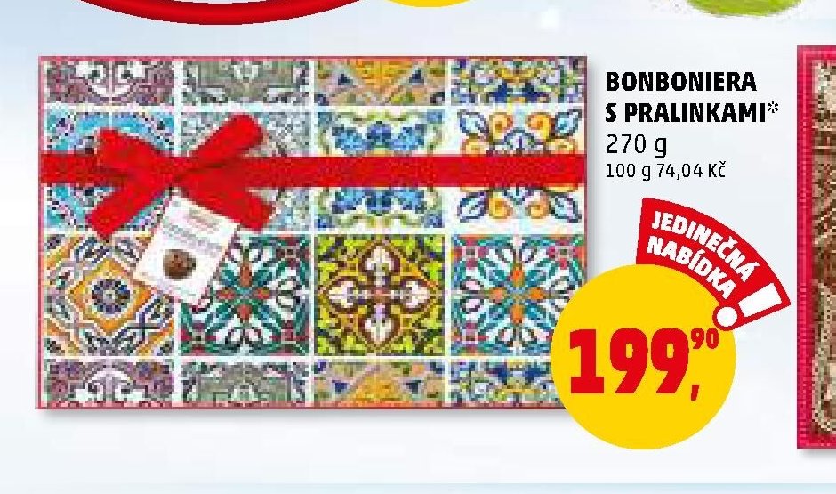 BONBONIERA S PRALINKAMI