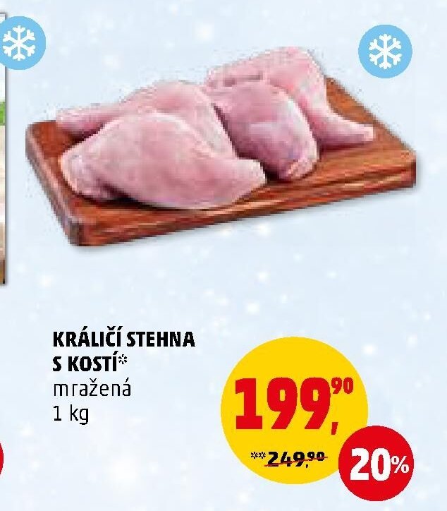 KRÁLIČÍ STEHNA S KOSTÍ