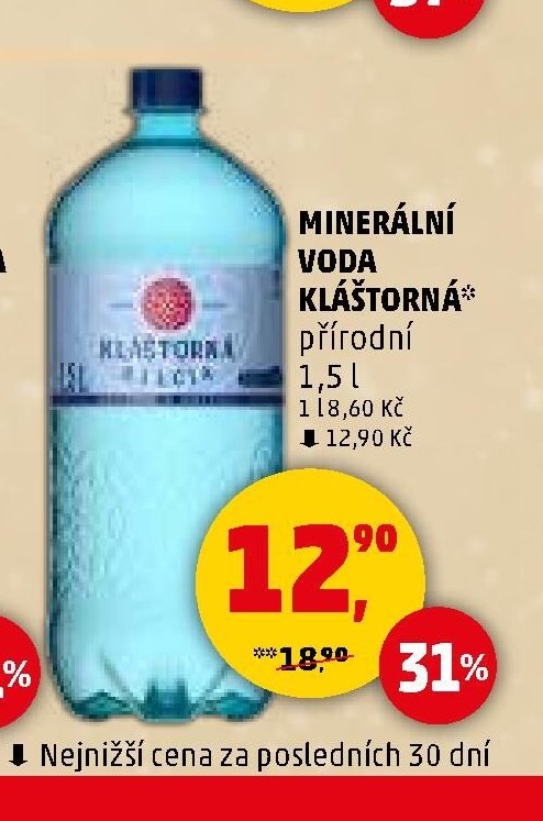 Minerální voda Kláštorná*