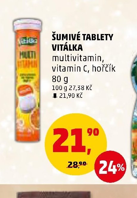 ŠUMIVÉ TABLETY VITÁLKA