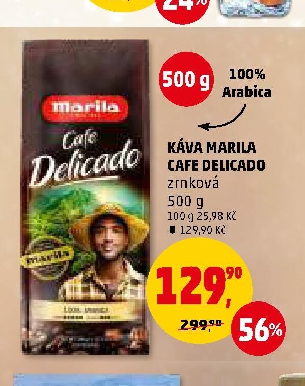 KÁVA MARILA CAFE DELICADO