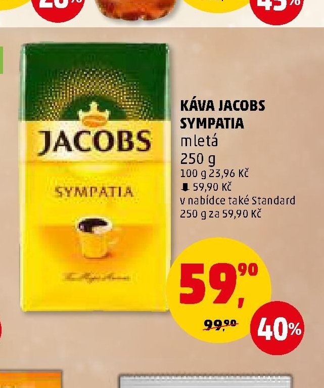 KÁVA JACOBS SYMPATIA