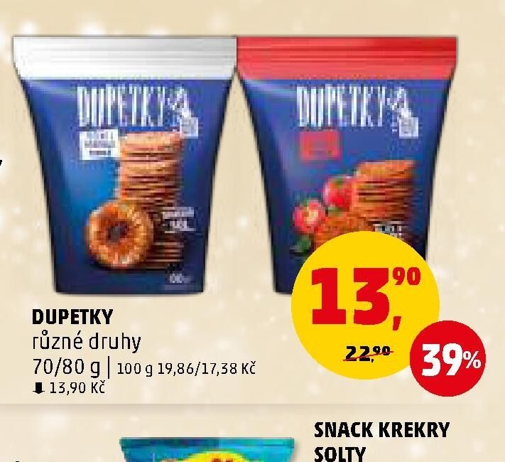 DUPETKY různé druhy