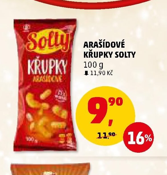 ARAŠÍDOVÉ KŘUPKY SOLTY