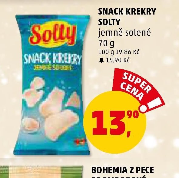 SNACK KREKRY SOLTY jemně solené