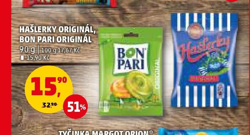 HAŠLERKY ORIGINÁL, BON PARI ORIGINÁL