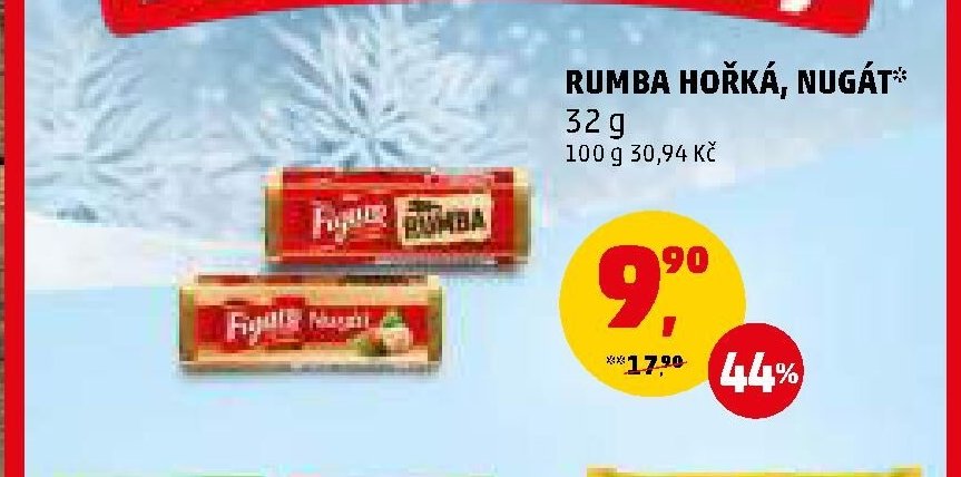 RUMBA HOŘKÁ, NUGÁT