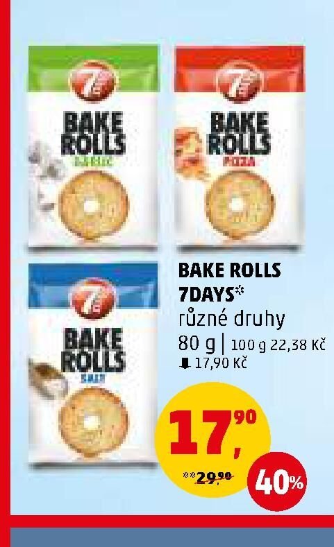 BAKE ROLLS 7DAYS