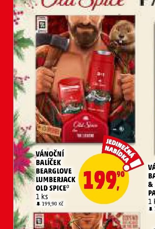 VÁNOČNÍ BALÍČEK BEARGLOVE LUMBERJACK OLD SPICE