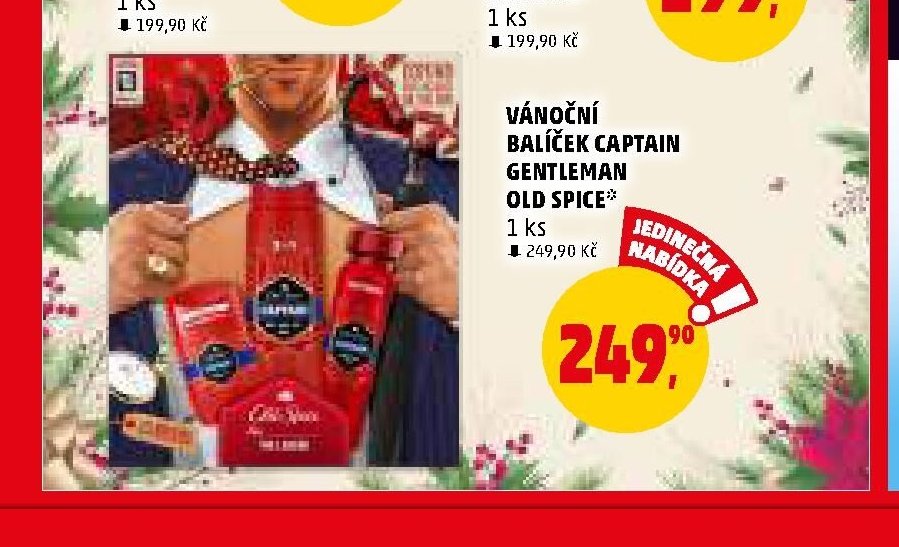 VÁNOČNÍ BALÍČEK CAPTAIN GENTLEMAN OLD SPICE