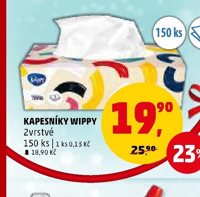 KAPESNÍKY WIPPY 2vrstvé