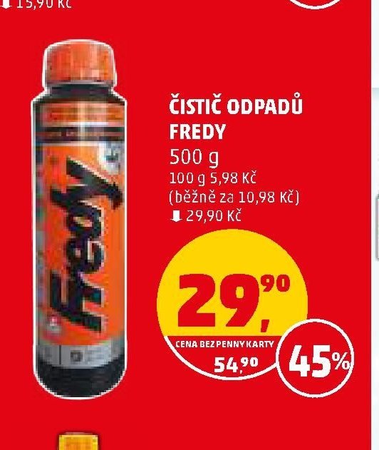 ČISTIČ ODPADŮ FREDY
