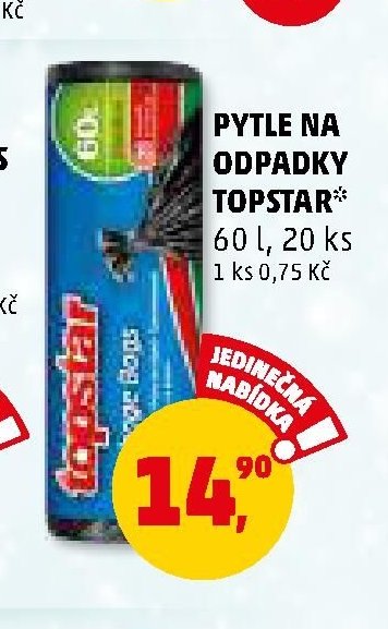 PYTLE NA ODPADKY TOPSTAR