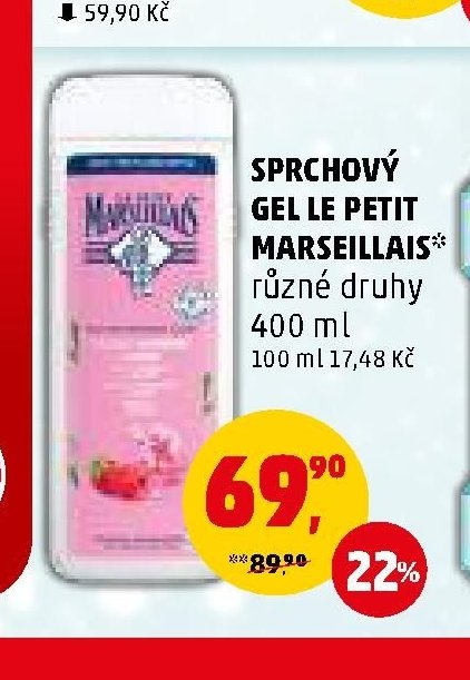 SPRCHOVÝ GEL LE PETIT MARSEILLAIS