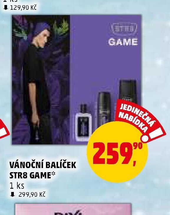VÁNOČNÍ BALÍČEK STR8 GAME