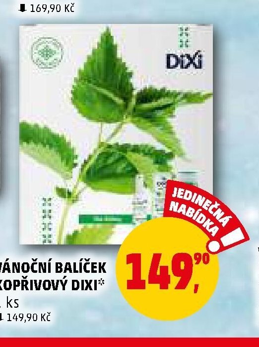 VÁNOČNÍ BALÍČEK KOPŘIVOVÝ DIXI