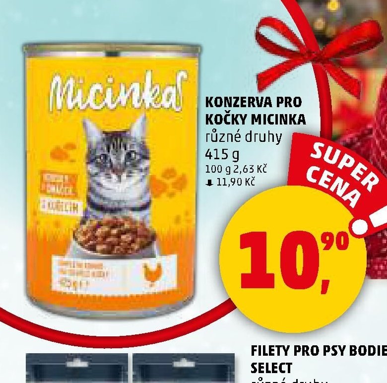 KONZERVA PRO KOČKY MICINKA různé druhy