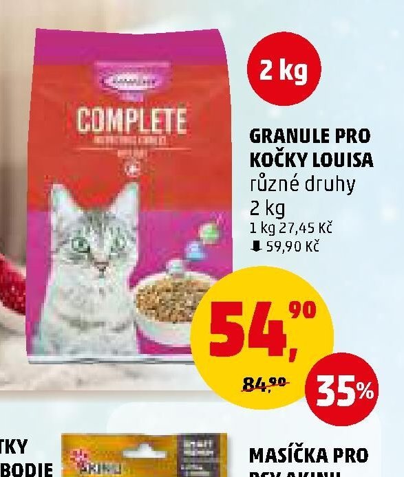 GRANULE PRO KOČKY LOUISA různé druhy