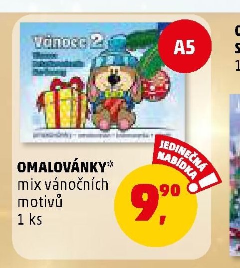 OMALOVÁNKY* mix vánočních motivů