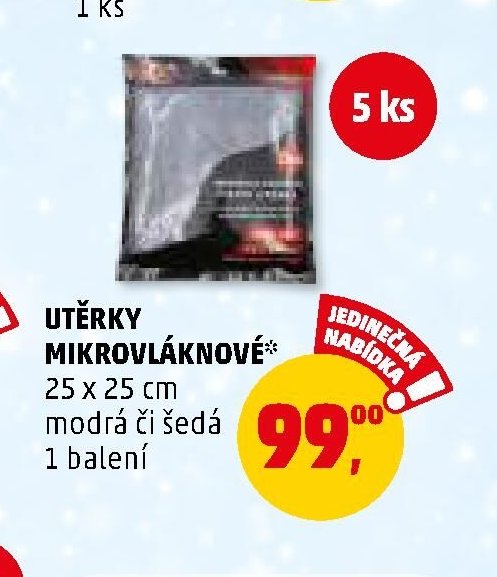Utěrky mikrovláknové
