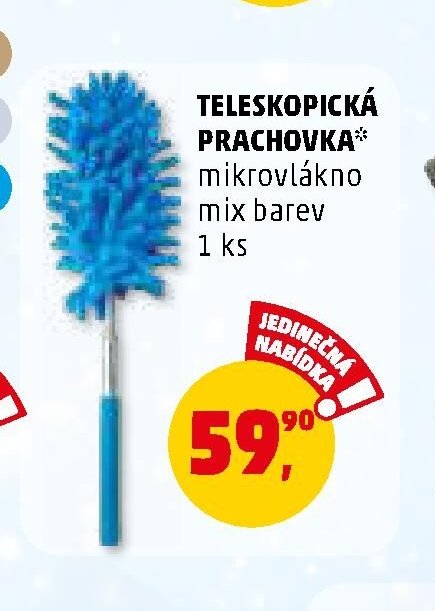 Teleskopický prachovka