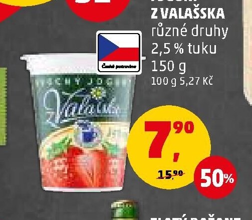 OVOCNÝ JOGURT Z VALAŠSKA, 150 g