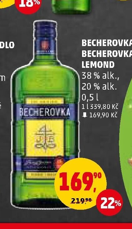 BECHEROVKA, BECHEROVKA LEMOND, 0,5 l