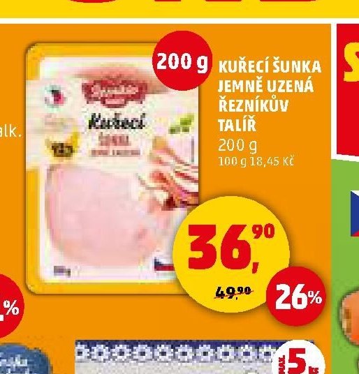 KUŘECÍ ŠUNKA ŘEZNÍKŮV TALÍŘ