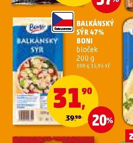 BALKÁNSKÝ SÝR BONI
