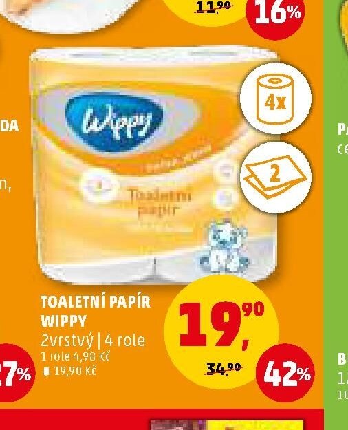 TOALETNÍ PAPÍR WIPPY