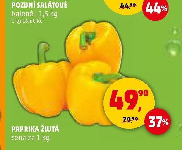 PAPRIKA ŽLUTÁ