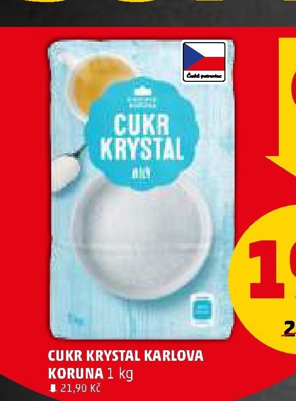 CUKR KRYSTAL KARLOVA KORUNA 1 kg