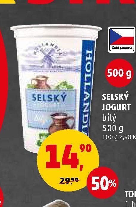 SELSKÝ JOGURT bílý 500 g