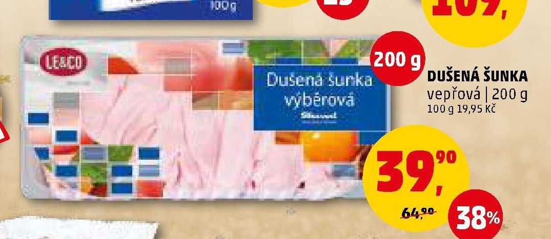 Dušená šunka výběrová