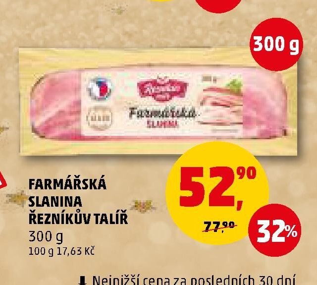 Farmářská slanina Řezníkův talíř