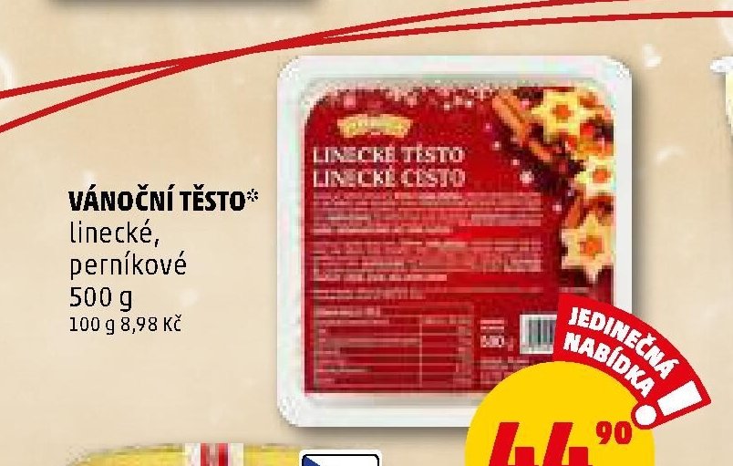 Vánoční těsto