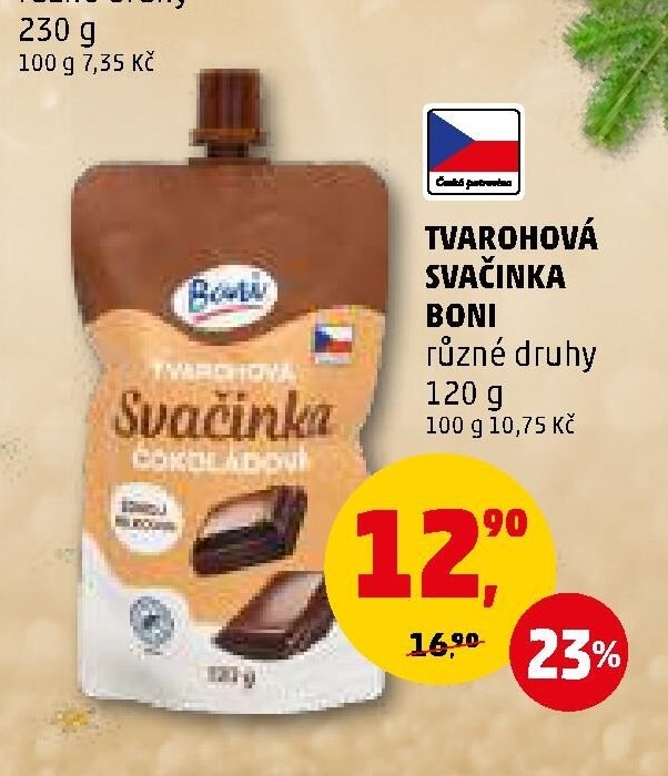 Tvarohová svačinka Boni