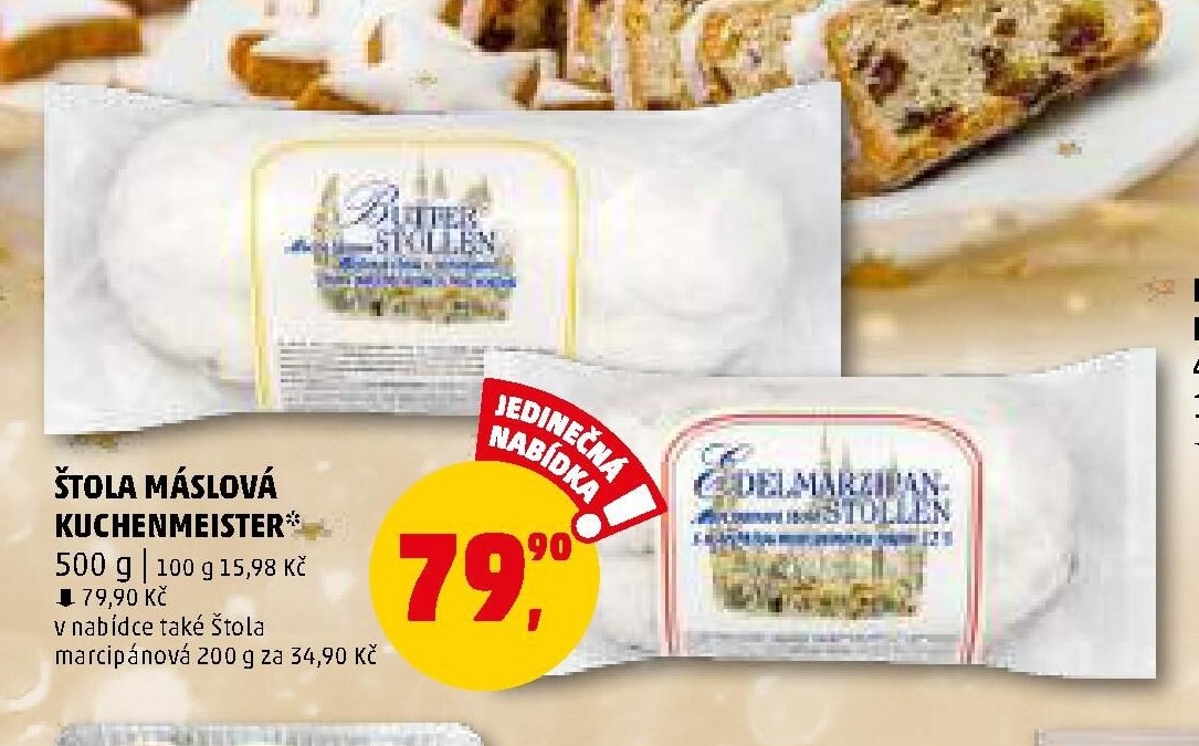 ŠTOLA MÁSLOVÁ KUCHENMEISTER