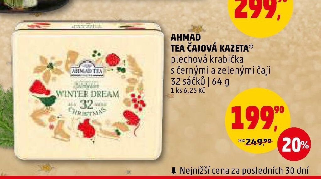 AHMAD TEA ČAJOVÁ KAZETA