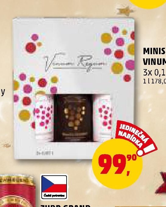 MINISET TŘÍ VÍN VINUM REGUM