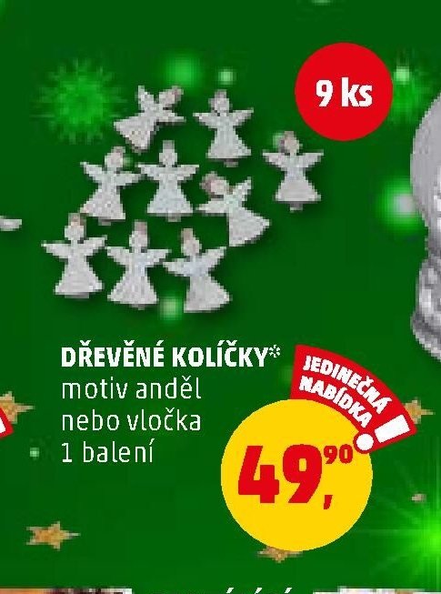 DŘEVĚNÉ KOLÍČKY