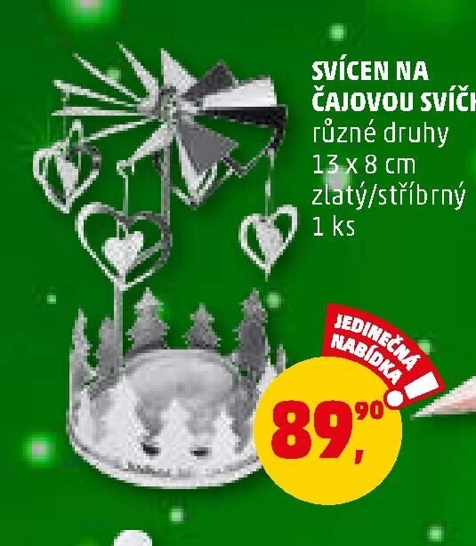 SVÍCEN NA ČAJOVOU SVÍČKU