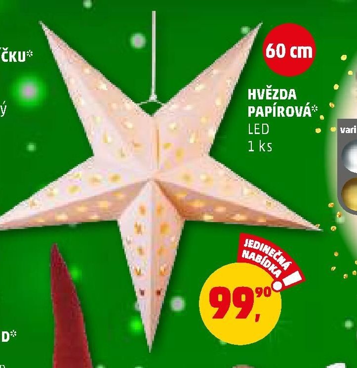 HVĚZDA PAPÍROVÁ