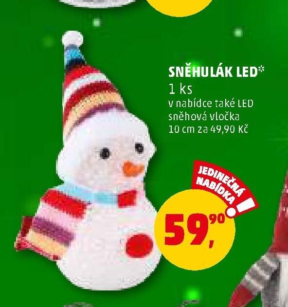 SNĚHULÁK LED